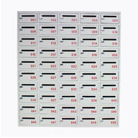 Apartment Mailboxes Stainless Steel Letter Box 50 Door