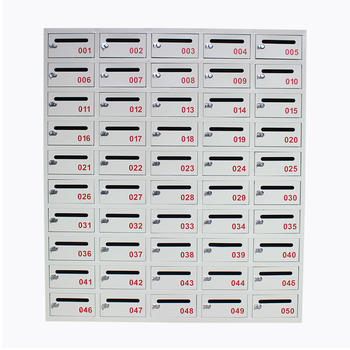 Apartment Mailboxes Stainless Steel Letter Box 50 Door